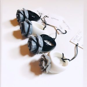 ☼4 for 20$☼ Grey Rose Ring